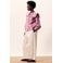 FRNCH gestreepte blouse paars