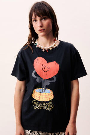 T-shirt zwart