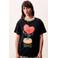 FRNCH T-shirt zwart