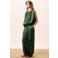 FRNCH high waist broek groen