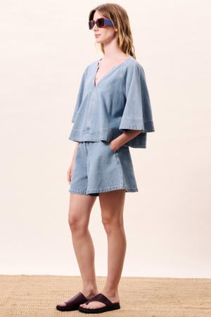 top light blue denim