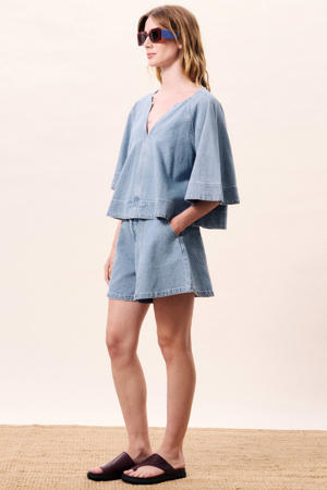 top light blue denim