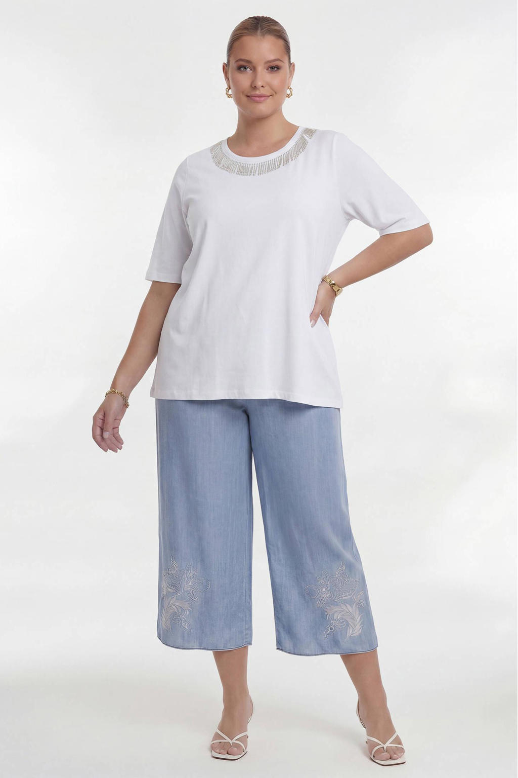 YOEK T-shirt wit