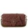 Kurt Geiger leren schoudertas Pimlico roodbruin