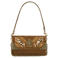 Kurt Geiger suède schoudertas Sloane cognac