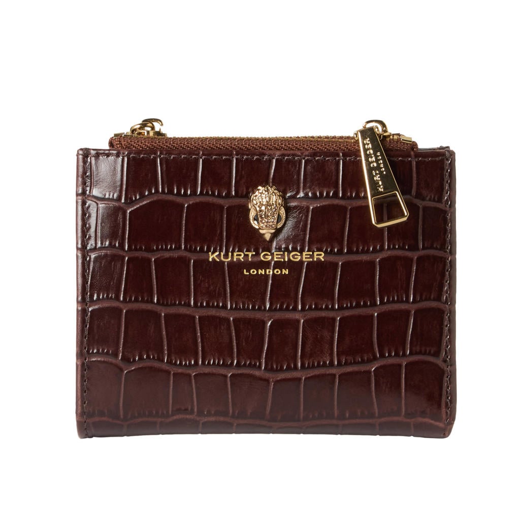 Kurt Geiger portemonnee Shoreditch donkerbruin