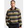 Redefined Rebel katoenen oversized gestreepte trui - deep forest