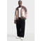 Redefined Rebel gebreid vest met print en wol - turkish coffee