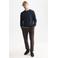 Scotch & Soda regular fit sweater met print - donkerblauw