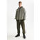 Scotch & Soda relaxed fit jacquard overhemd met print en wol - dark forest