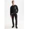 Scotch & Soda regular fit sweater met print - zwart