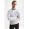 Scotch & Soda regular fit sweater met logo - lichtgrijs