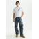 Scotch & Soda relaxed fit T-shirt met backprint - wit