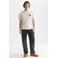 Scotch & Soda relaxed fit T-shirt met backprint - ecru