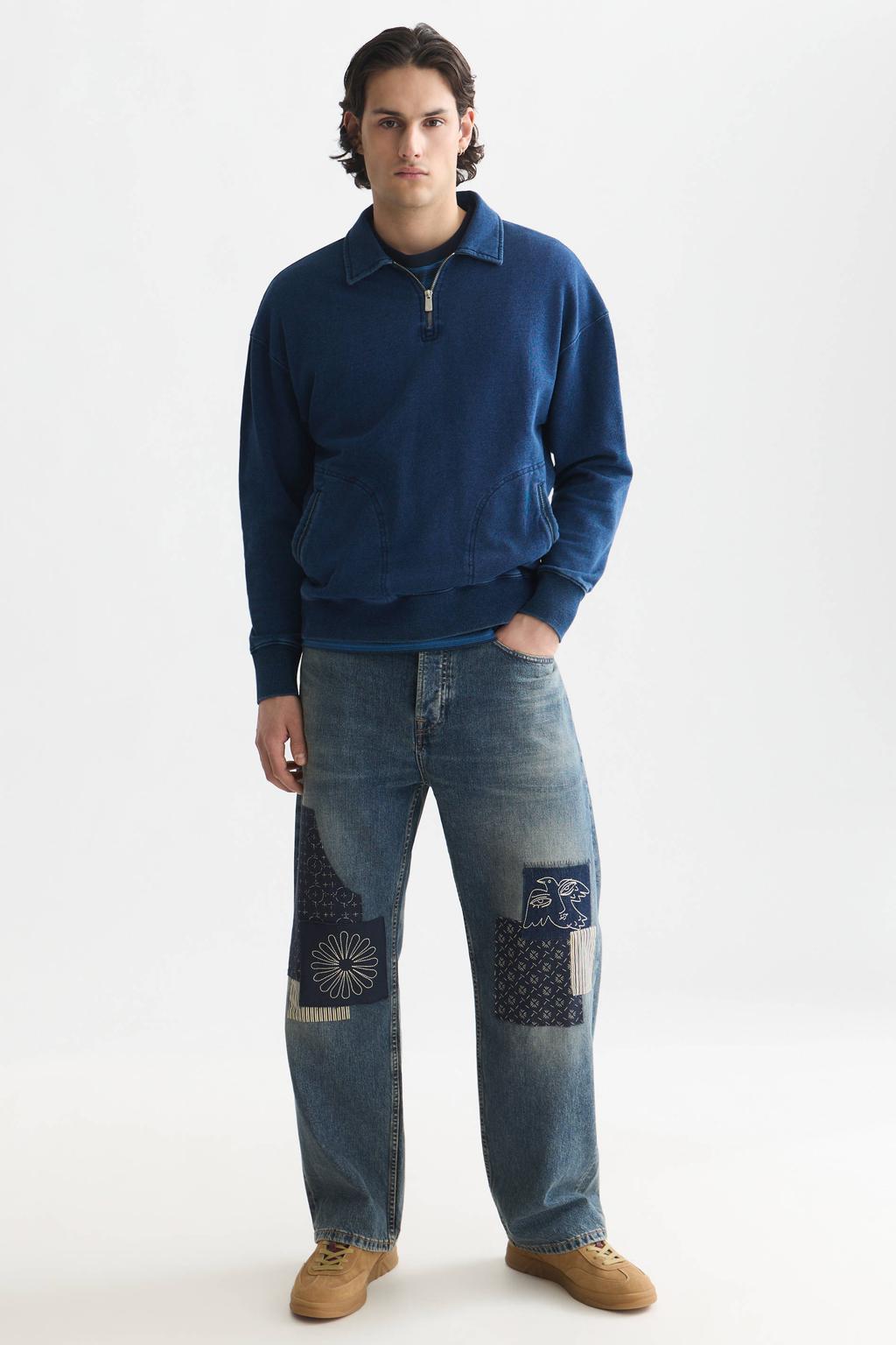 Scotch & Soda relaxed fit sweater - indigo