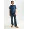 Scotch & Soda regular fit T-shirt met print - blauw