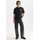 Scotch & Soda relaxed fit T-shirt met backprint - zwart