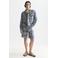 Scotch & Soda katoenen jacquard jas met print - blauw