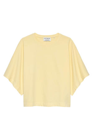 T-shirt lichtgeel