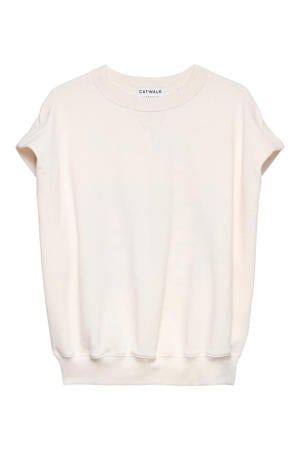 sweater met backprint beige