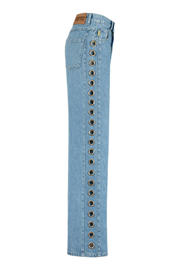 thumbnail: HARPER & YVE wide leg jeans light blue denim