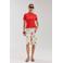 HARPER & YVE denim regular waist bermuda short ecru