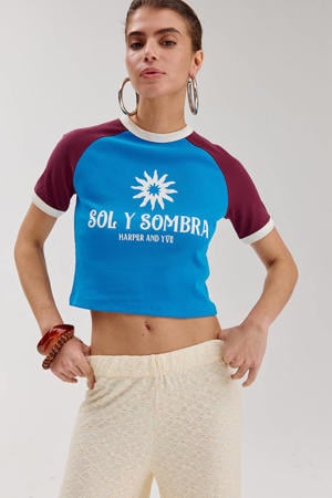 T-shirt blauw