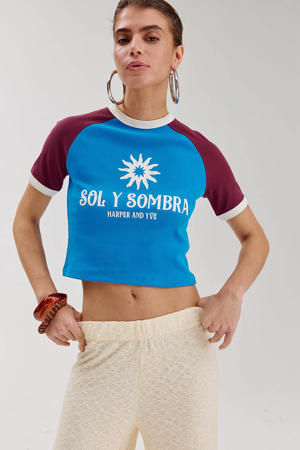 T-shirt blauw