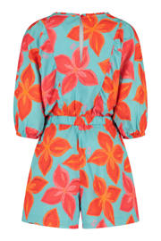 thumbnail: HARPER & YVE gebloemde playsuit blauw