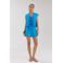 HARPER & YVE gilet met linnen blauw