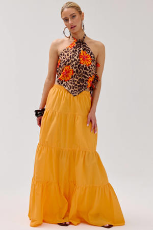 maxi rok oranje
