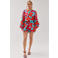 HARPER & YVE gebloemde top blauw