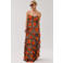 HARPER & YVE maxi jurk met panterprint multi