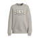 Me & My Monkey sweater met tekst - grijs