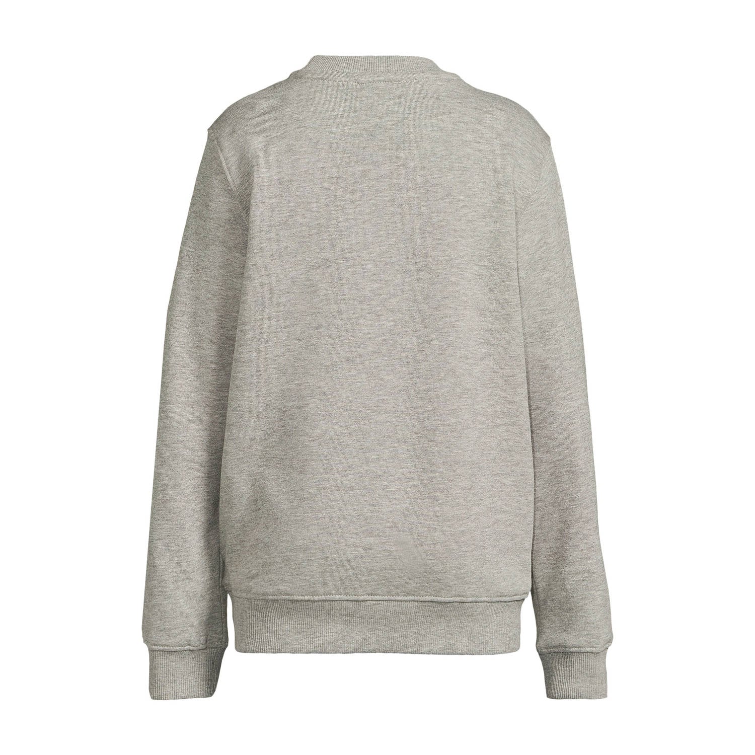 Me & My Monkey sweater met tekst grijs