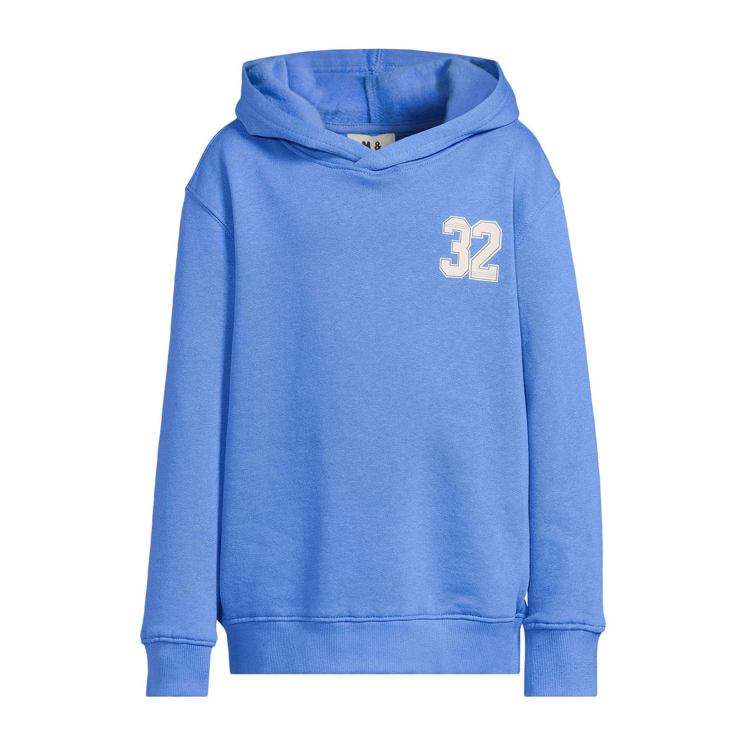 Me & My Monkey hoodie met backprint blauw