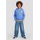 Me & My Monkey hoodie met backprint - blauw