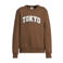 Me & My Monkey sweater met tekst - donkerbruin