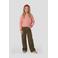 Me & My Monkey gebreid vest - roze