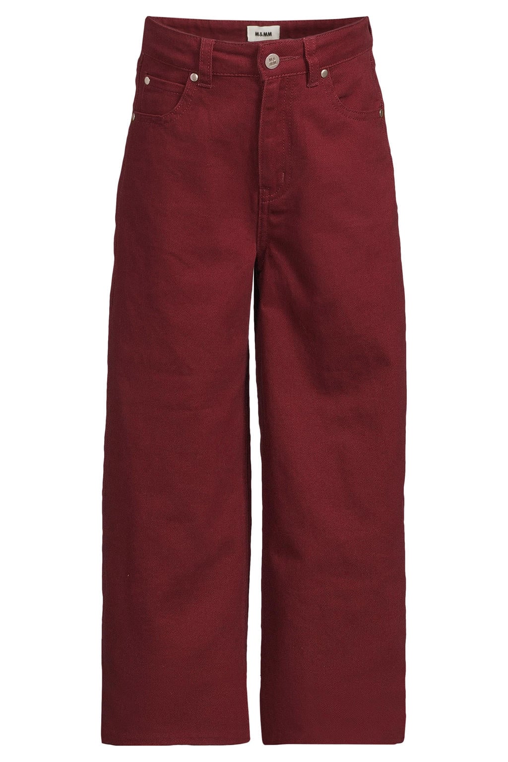 Me & My Monkey loose fit jeans - donkerrood