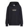 Me & My Monkey hoodie met backprint - donkerblauw