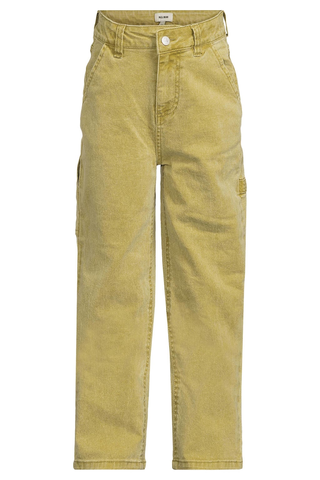 Me & My Monkey loose fit jeans - olijfgroen