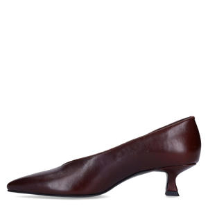 leren pumps bordeaux