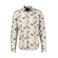 LERROS regular fit overhemd met print - gravel beige