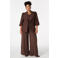 MS Mode wide leg regular waist pantalon donkerbruin