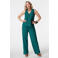 MS Mode aansluitend top met textuur Plus Size - petrol