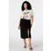 MS Mode midi rok zwart