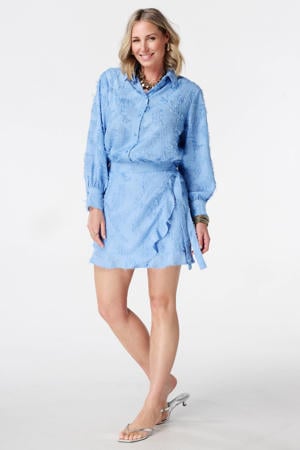 blouse blauw