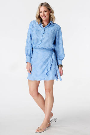 blouse blauw