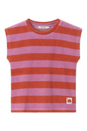 thumbnail: Sissy-Boy gestreept T-shirt roze/oranje